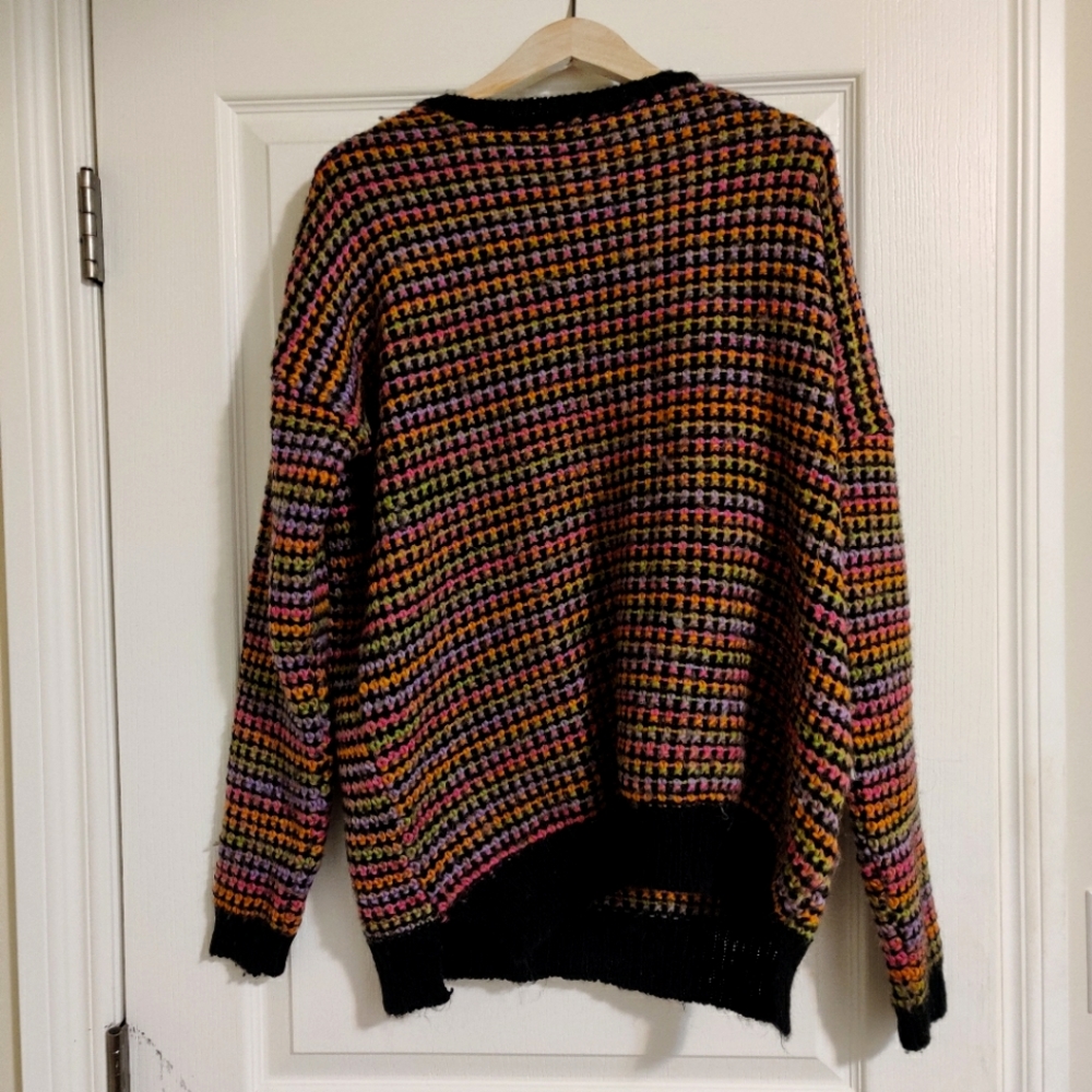 Topshop Knit Sweater - Multicolour, Size M/L